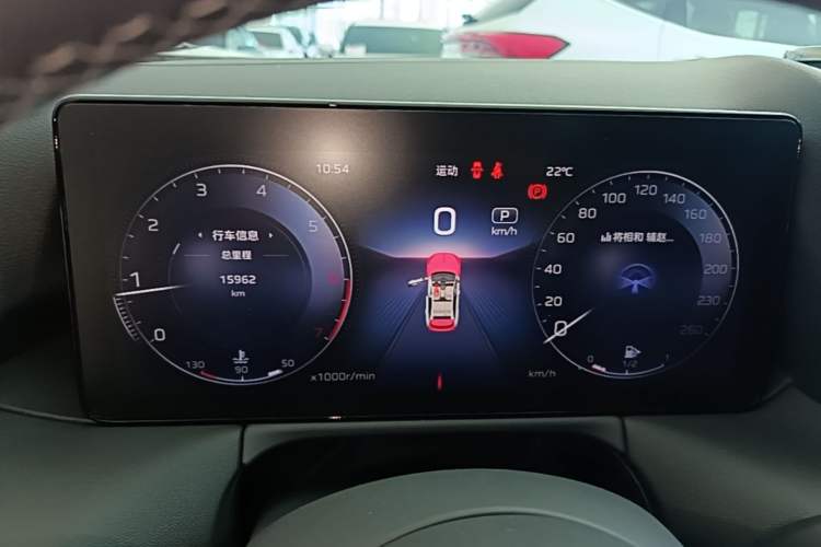 Used Hongqi HS3 2023 1.5T Two-Wheel Drive Shanwei Edition Instrument Cluster