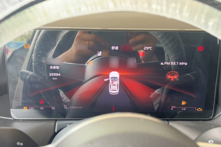 Used Hongqi HS3 2023 1.5T Two-Wheel Drive Shanwei Edition Instrument Cluster