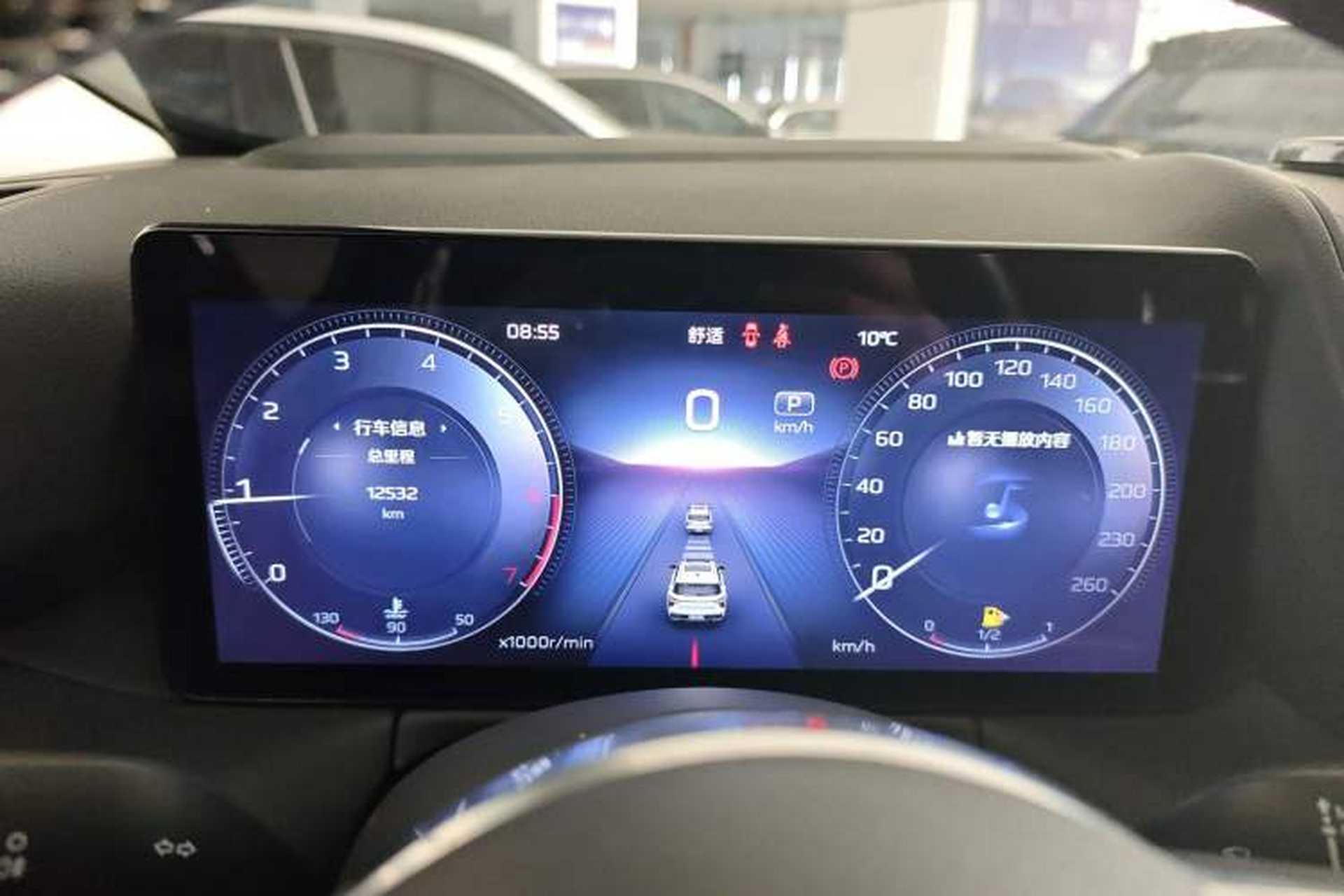 Used Hongqi HS3 2023 2.0T All-Wheel-Drive Youwei Version Instrument Cluster