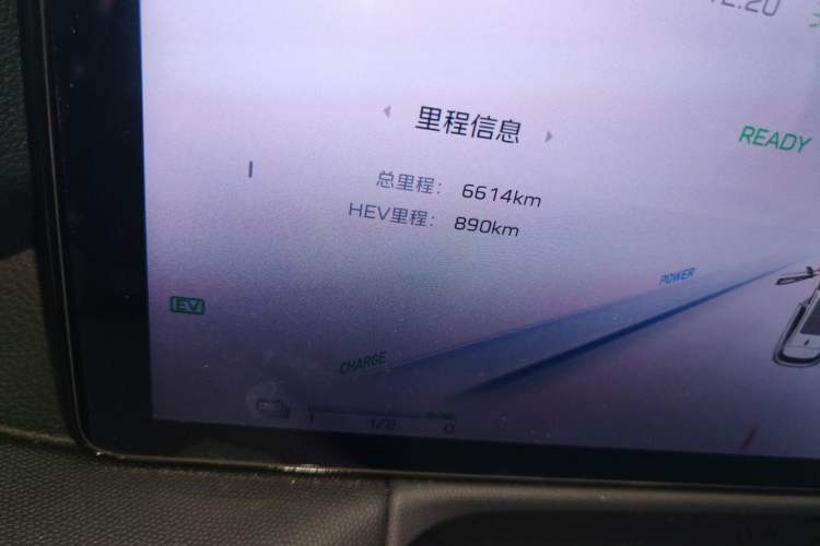 Used Hongqi HS3 PHEV 2024 PHEV 115km Jingwei Edition Odometer Close Up