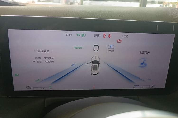 Used Hongqi HS3 PHEV 2024 PHEV 115km Jingwei Edition Instrument Cluster
