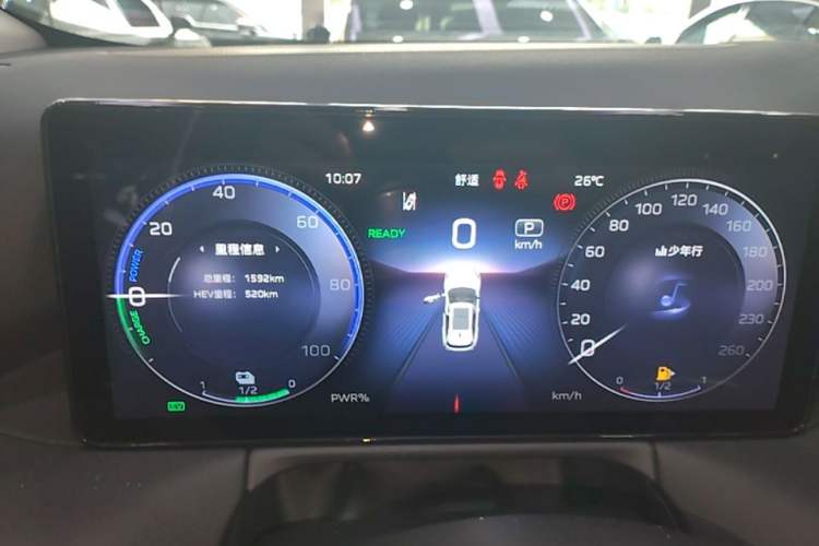 Used Hongqi HS3 PHEV 2024 PHEV 115km Jingwei Edition Instrument Cluster