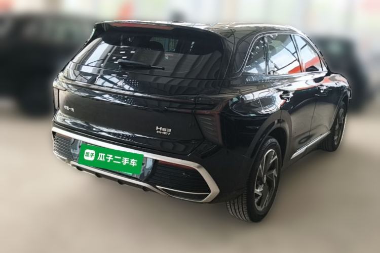 Used Hongqi HS3 PHEV 2024 PHEV 115km Jingwei Edition Rear Right 45 Deg
