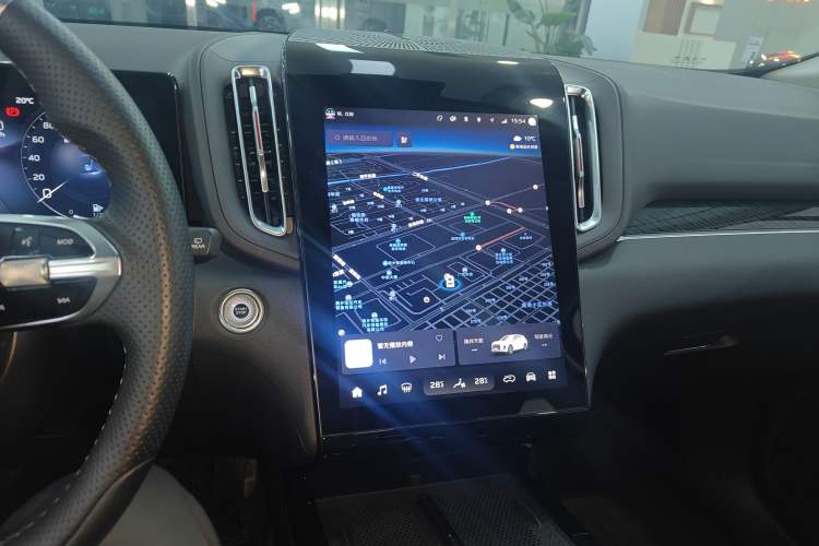 Used Hongqi HS3 PHEV 2024 PHEV 115km Jingwei Edition Audio And AC Panel