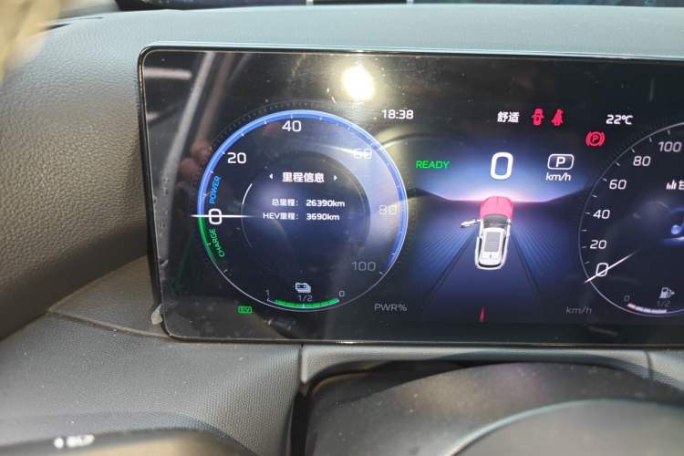 Used Hongqi HS3 PHEV 2024 PHEV 115km Jingwei Edition Odometer Close Up