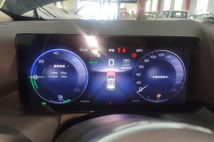 Used Hongqi HS3 PHEV 2025 Model 125km Jingwei PLUS 2 Millionth Anniversary Edition Instrument Cluster