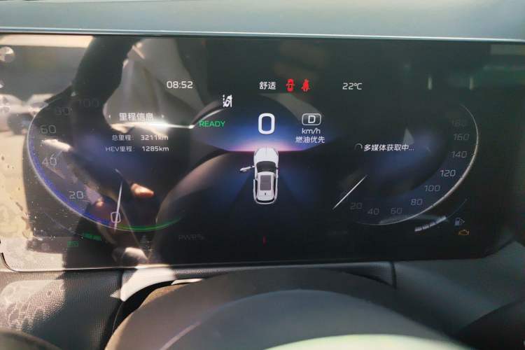 Used Hongqi HS3 PHEV 2025 Model 117km Jingwei Edition Instrument Cluster