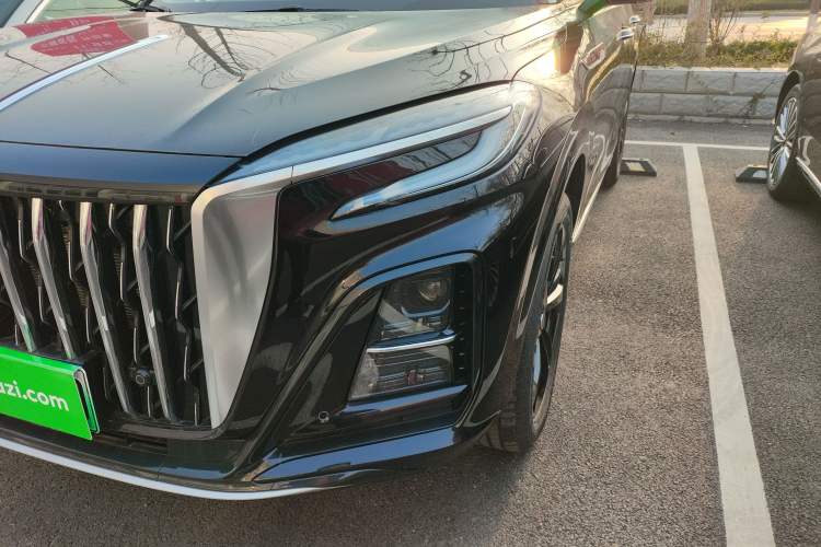 Used Hongqi HS3 PHEV 2025 Model 125km Jingwei PLUS 2 Millionth Anniversary Edition Left Front Headlight