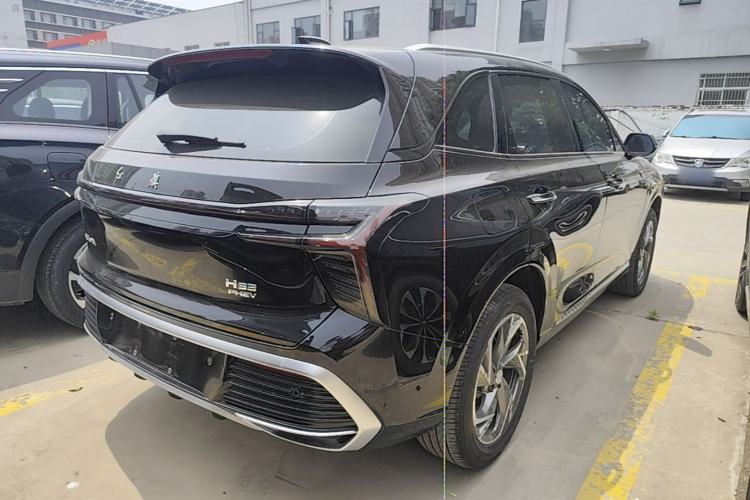 Used Hongqi HS3 PHEV 2025 Model 117km Jingwei Edition Rear Right 45 Deg