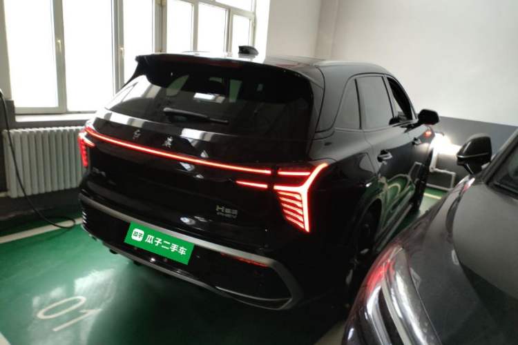 Used Hongqi HS3 PHEV 2025 Model 125km Jingwei PLUS 2 Millionth Anniversary Edition Rear Right 45 Deg