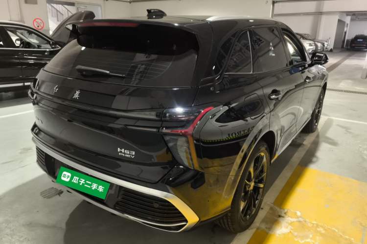 Used Hongqi HS3 PHEV 2025 Model 125km Jingwei PLUS 2 Millionth Anniversary Edition Rear Right 45 Deg