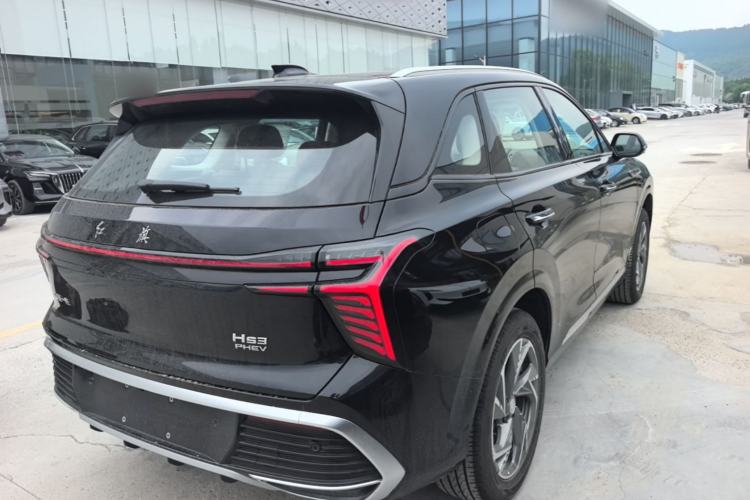 Used Hongqi HS3 PHEV 2025 Model 125km Jingwei 2 Millionth Anniversary Edition Rear Right 45 Deg