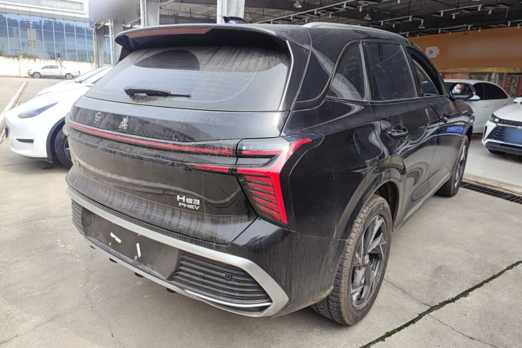 Used Hongqi HS3 PHEV 2025 Model 117km Jingwei Edition Rear Right 45 Deg