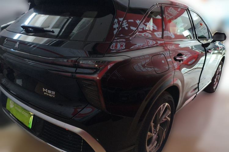 Used Hongqi HS3 PHEV 2025 Model 125km Jingwei 2 Millionth Anniversary Edition Rear Right 45 Deg