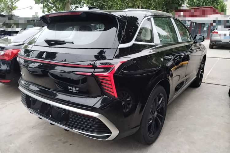 Used Hongqi HS3 PHEV 2025 Model 117km Jingwei Edition Rear Right 45 Deg
