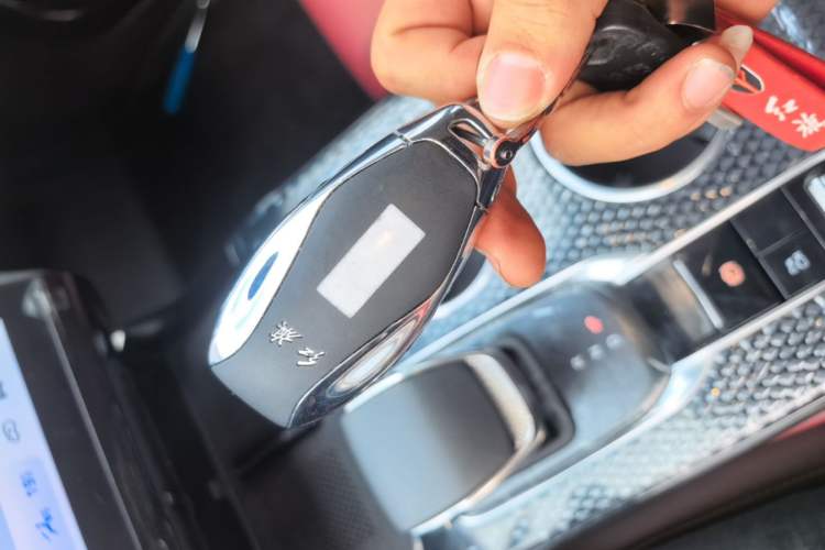Used Hongqi HS3 PHEV 2025 Model 125km Jingwei 2 Millionth Anniversary Edition Vehicle Key
