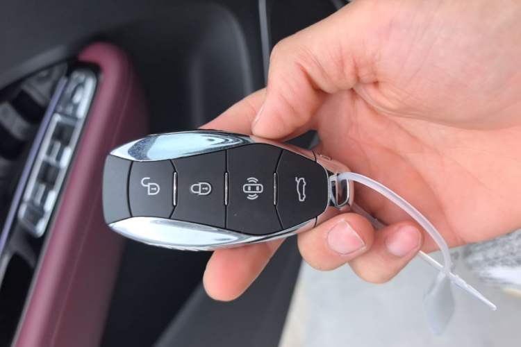 Used Hongqi HS3 PHEV 2025 Model 125km Jingwei 2 Millionth Anniversary Edition Vehicle Key