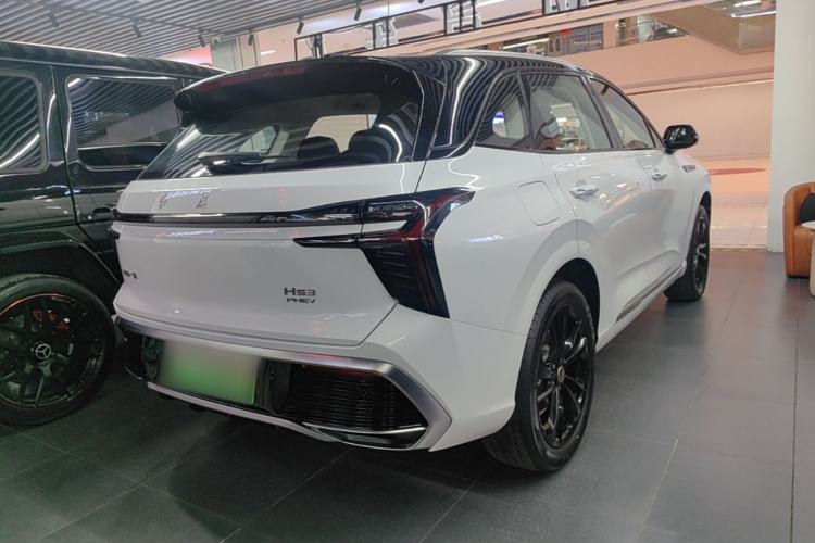 Used Hongqi HS3 PHEV 2025 Model PHEV 117km Jingwei PLUS Edition Rear Right 45 Deg