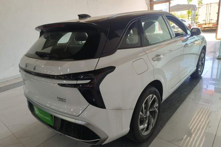 Used Hongqi HS3 PHEV 2025 Model 125km Jingwei 2 Millionth Anniversary Edition Rear Right 45 Deg