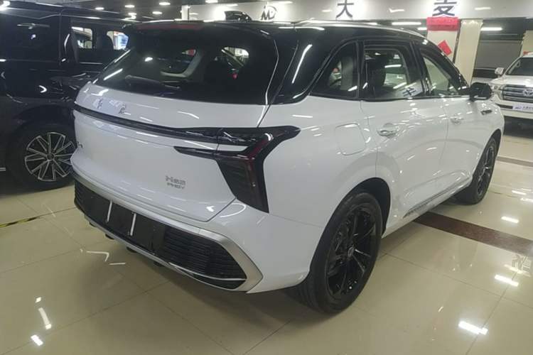 Used Hongqi HS3 PHEV 2025 Model PHEV 117km Jingwei PLUS Edition Rear Right 45 Deg