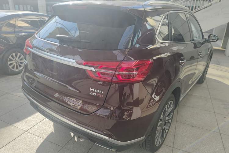 Used Hongqi HS5 2019 2.0T Smart Connect Flagship All-Wheel-Drive Version Rear Right 45 Deg