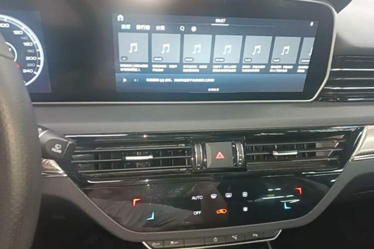 Used Hongqi HS5 2019 2.0T Smart Connect Flagship Edition Audio And AC Panel