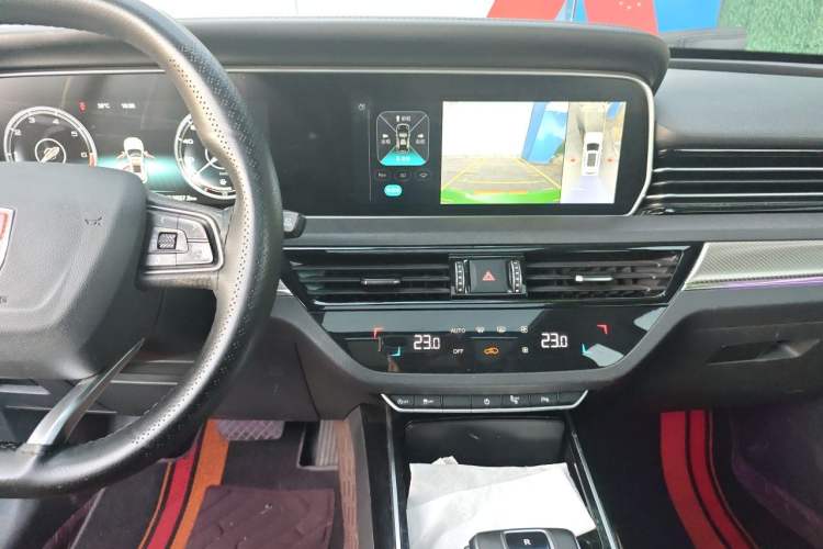 Used Hongqi HS5 2019 2.0T Smart Connect Flagship Edition Audio And AC Panel