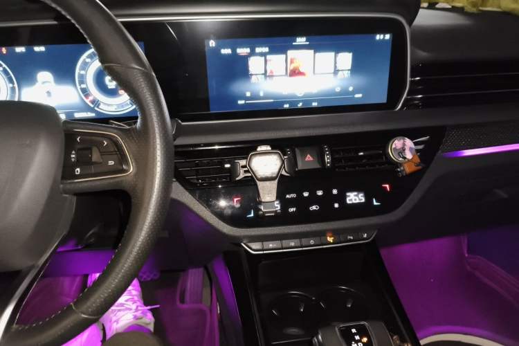 Used Hongqi HS5 2019 2.0T Smart Connect Flagship Edition Audio And AC Panel