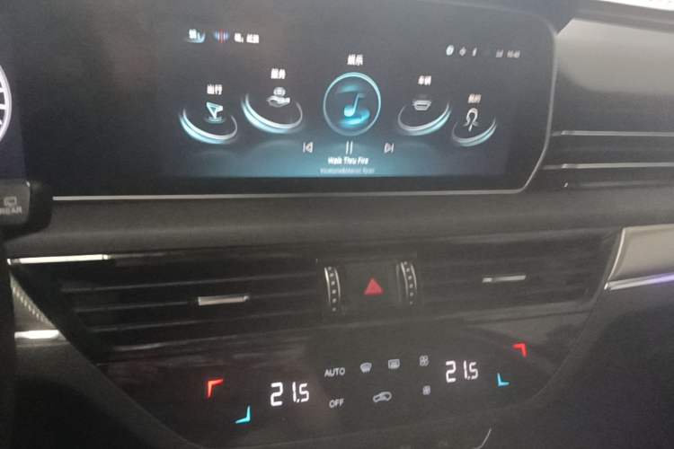 Used Hongqi HS5 2019 2.0T Smart Connect Flagship All-Wheel-Drive Version Audio And AC Panel