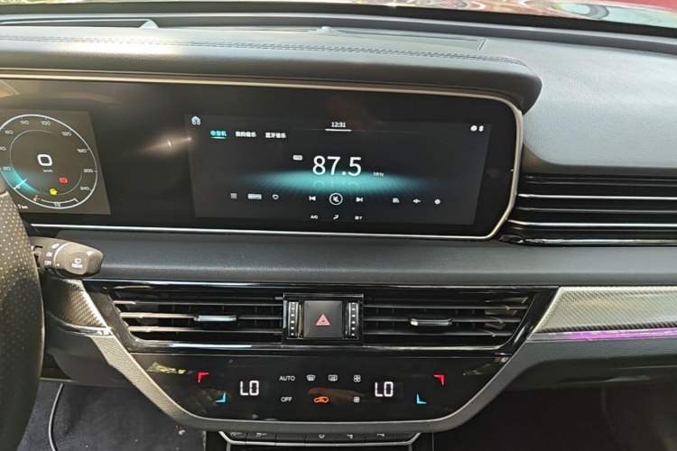Used Hongqi HS5 2019 2.0T Smart Connect Flagship Edition Audio And AC Panel