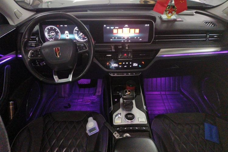 Used Hongqi HS5 2019 2.0T Smart Connect Flagship All-Wheel-Drive Version Center Console