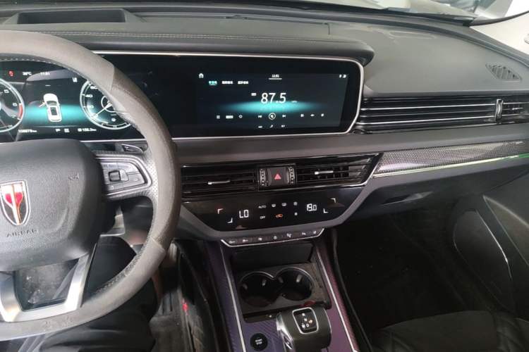 Used Hongqi HS5 2019 2.0T Smart Connect Flagship All-Wheel-Drive Version Center Console
