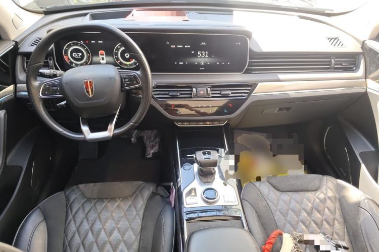 Used Hongqi HS5 2019 2.0T Smart Connect Flagship All-Wheel-Drive Version Center Console
