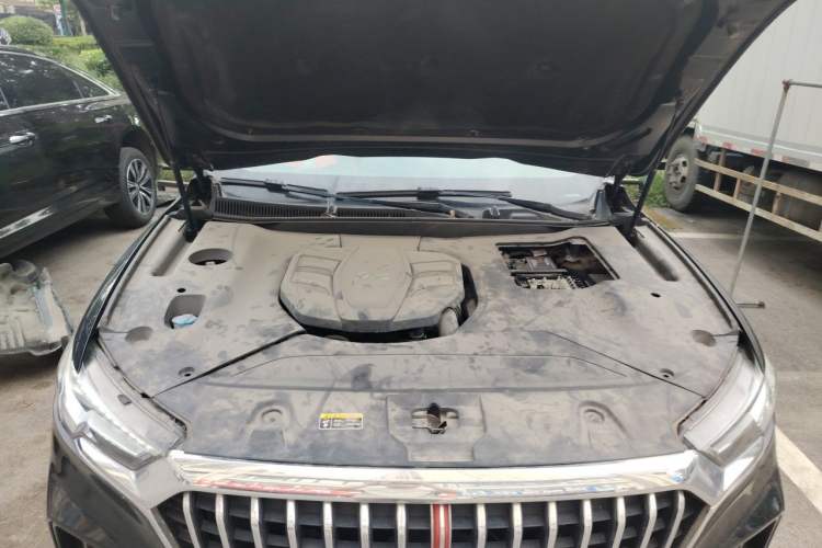 Used Hongqi HS5 2019 2.0T Smart Connect Flagship All-Wheel-Drive Version Engine Bay