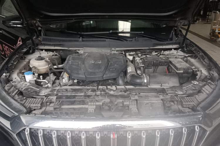 Used Hongqi HS5 2019 2.0T Smart Connect Flagship All-Wheel-Drive Version Engine Bay