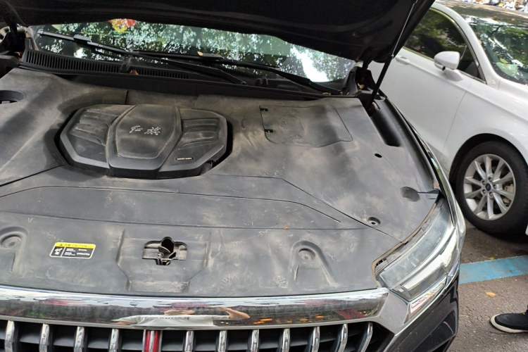 Used Hongqi HS5 2019 2.0T Smart Connect Flagship All-Wheel-Drive Version Engine Bay Left