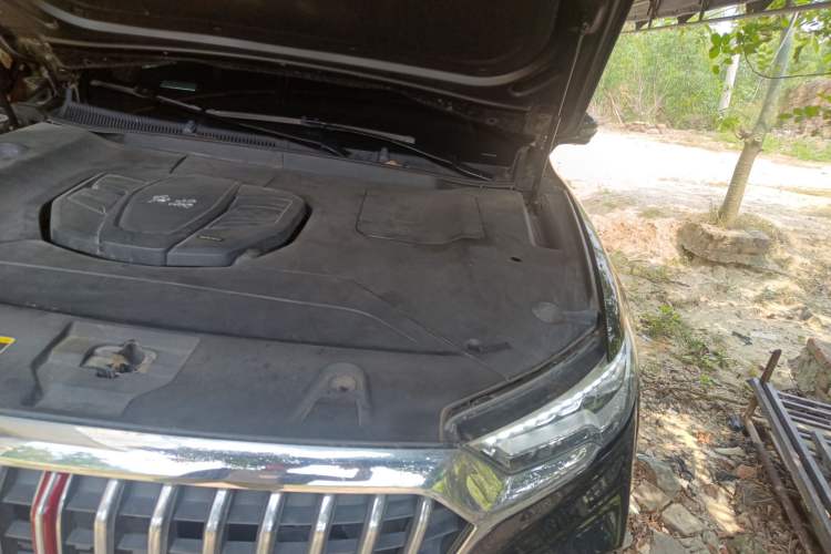 Used Hongqi HS5 2019 2.0T Smart Connect Flagship All-Wheel-Drive Version Engine Bay Left