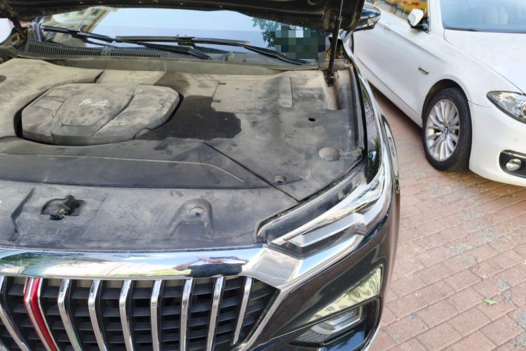 Used Hongqi HS5 2019 2.0T Smart Connect Flagship All-Wheel-Drive Version Engine Bay Left