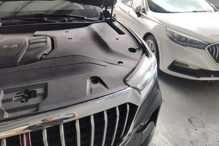 Used Hongqi HS5 2019 2.0T Smart Connect Flagship All-Wheel-Drive Version Engine Bay Left