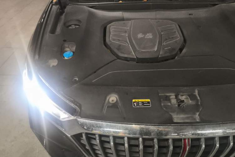 Used Hongqi HS5 2019 2.0T Smart Connect Flagship All-Wheel-Drive Version Engine Bay Right