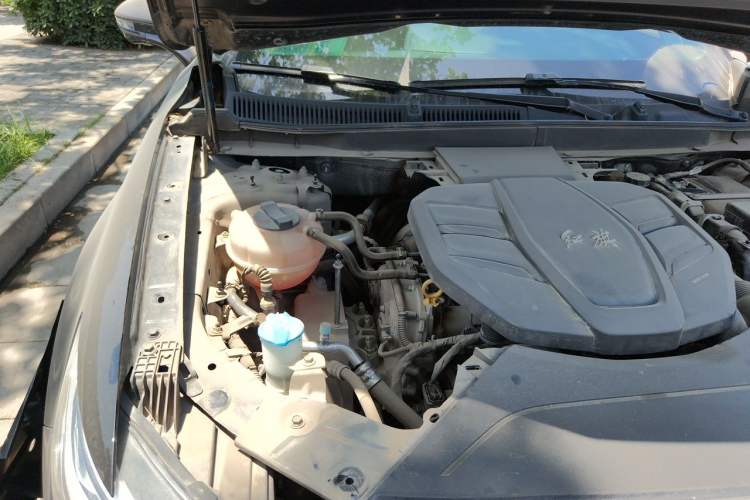 Used Hongqi HS5 2019 2.0T Smart Connect Flagship All-Wheel-Drive Version Engine Bay Right