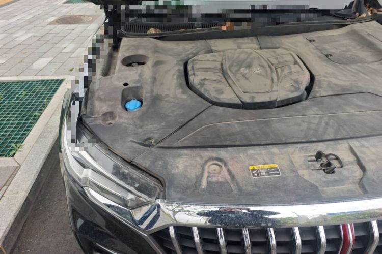 Used Hongqi HS5 2019 2.0T Smart Connect Flagship All-Wheel-Drive Version Engine Bay Right