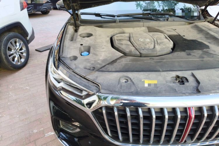 Used Hongqi HS5 2019 2.0T Smart Connect Flagship All-Wheel-Drive Version Engine Bay Right