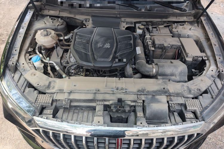 Used Hongqi HS5 2019 2.0T Smart Connect Flagship All-Wheel-Drive Version Engine Bay