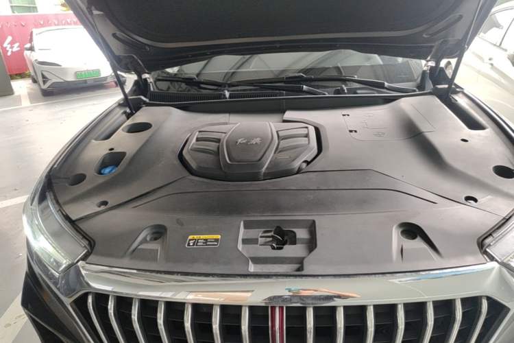 Used Hongqi HS5 2019 2.0T Smart Connect Flagship All-Wheel-Drive Version Engine Bay