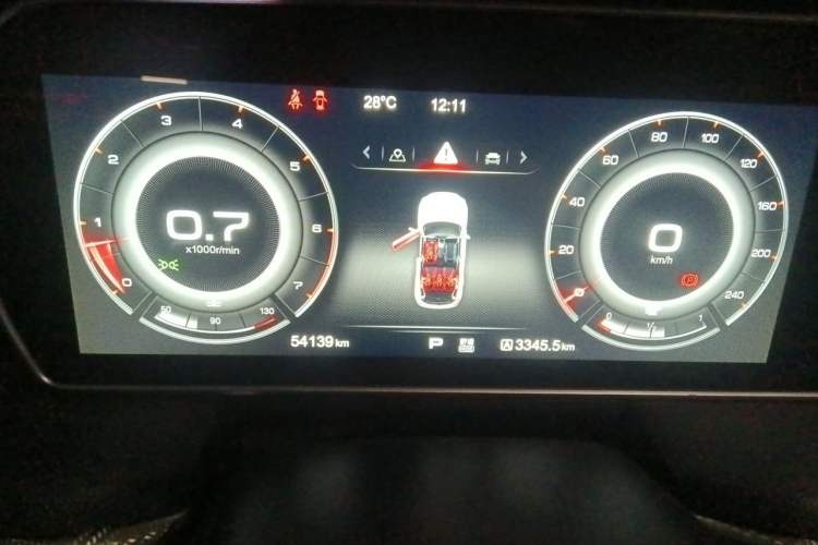 Used Hongqi HS5 2019 2.0T Smart Connect Flagship All-Wheel-Drive Version Instrument Cluster