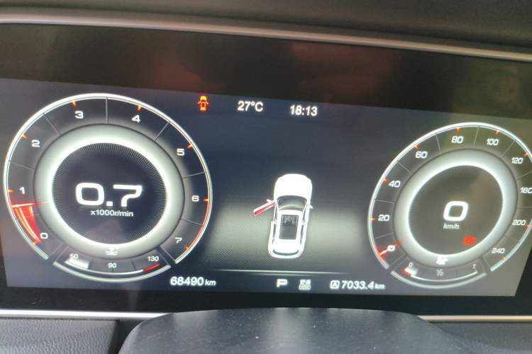 Used Hongqi HS5 2019 2.0T Smart Connect Flagship Edition Instrument Cluster