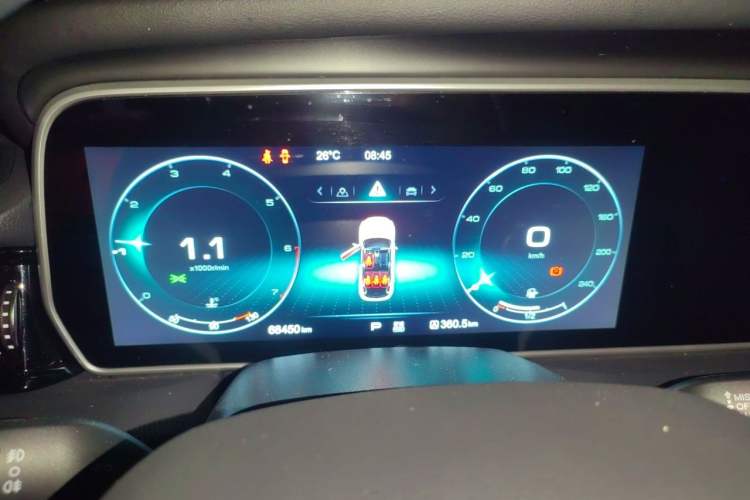Used Hongqi HS5 2019 2.0T Smart Connect Flagship Edition Instrument Cluster