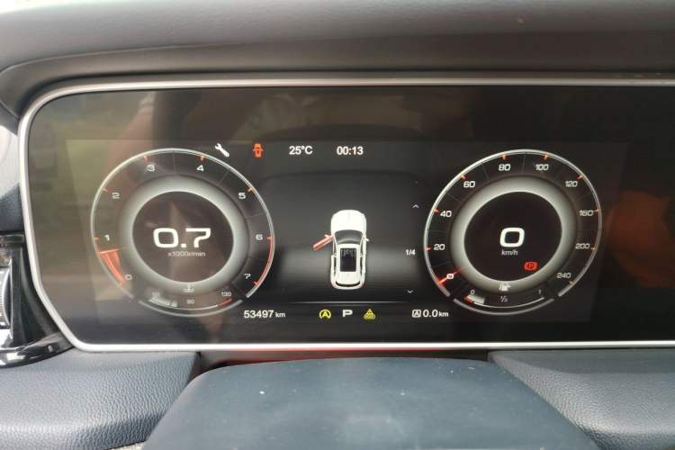 Used Hongqi HS5 2019 2.0T Smart Connect Flagship All-Wheel-Drive Version Instrument Cluster