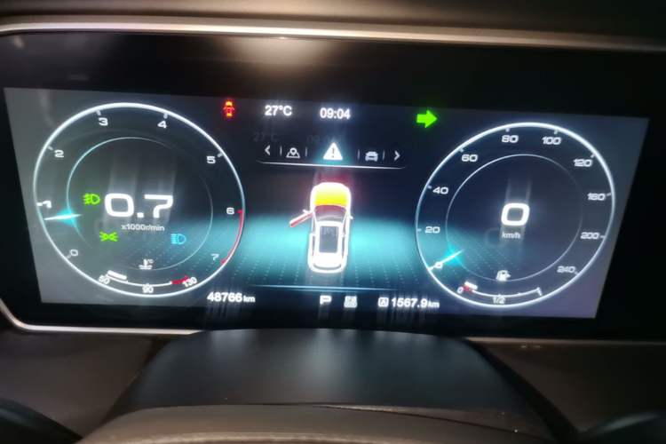 Used Hongqi HS5 2019 2.0T Smart Connect Flagship Edition Instrument Cluster